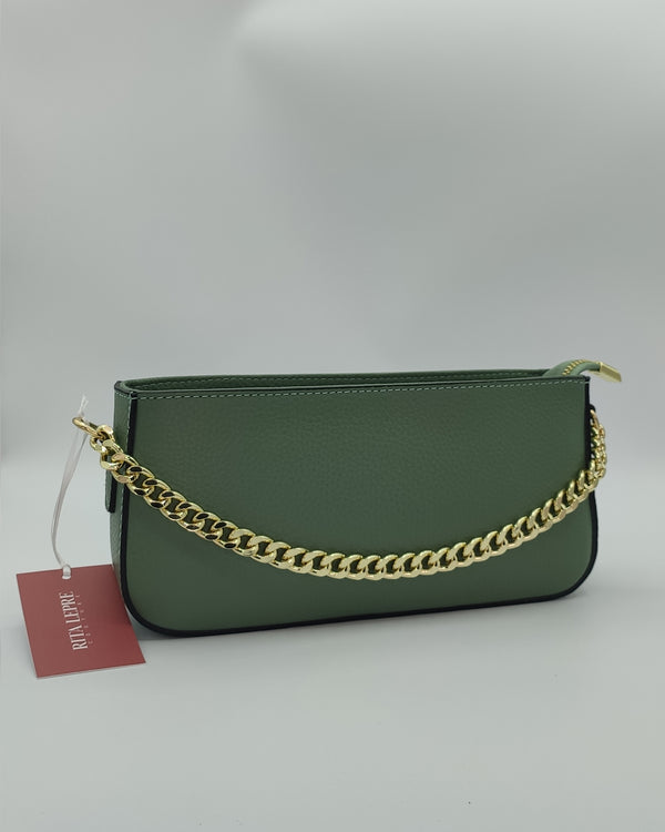 Pochette Baguette Verde Salvia